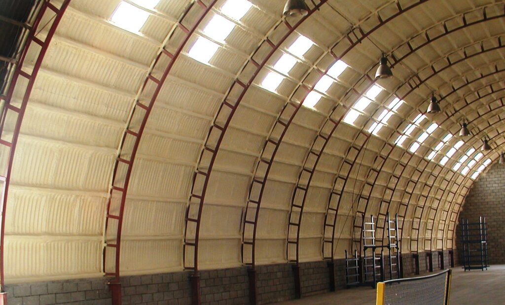 Утепление ангаров, складов ППУ